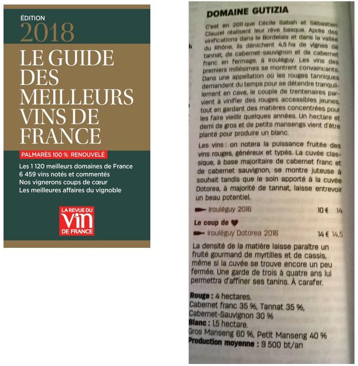 couverture article guide des meilleurs vins de france